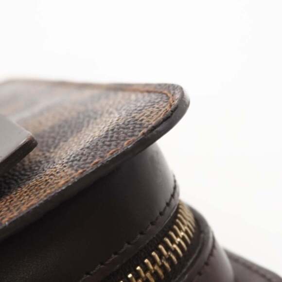 LOUIS VUITTON Monogram Saint Louis N51993 Second Bag, Brown Coated Canvas and...